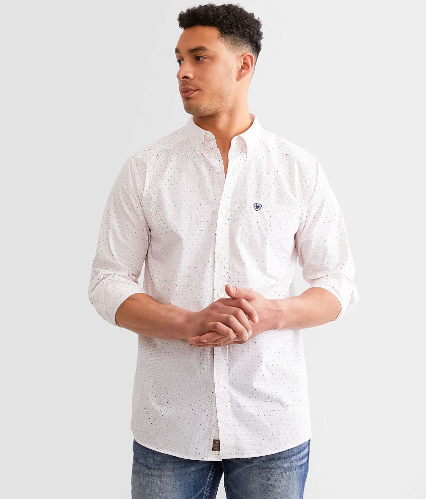 Ariat Thor Printed Shirt - Men's Shirts in White | Buckle