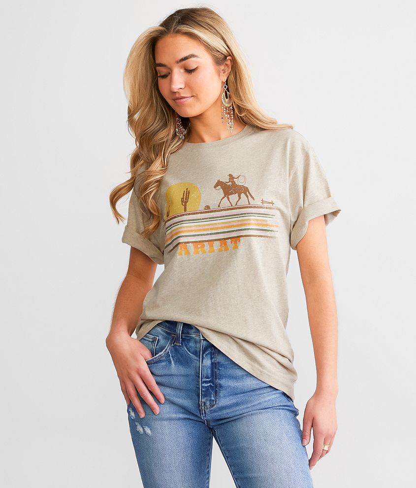 Ariat Cowboy Desert Oversized T-Shirt front view