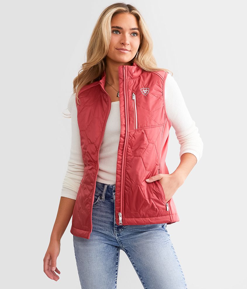 Ariat TEK Fusion Insulated Vest - Women's Coats & Jackets in Slate Rose ...