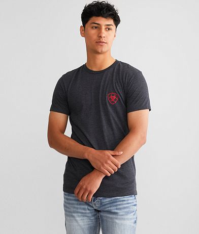 Ariat Viva Mexico T-Shirt - Men's T-Shirts in Vintage Black | Buckle