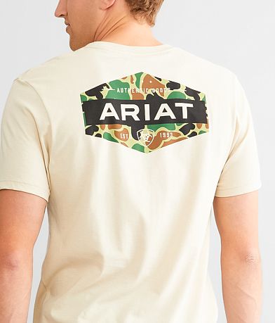 Ariat Gray Duck T-Shirt back view
