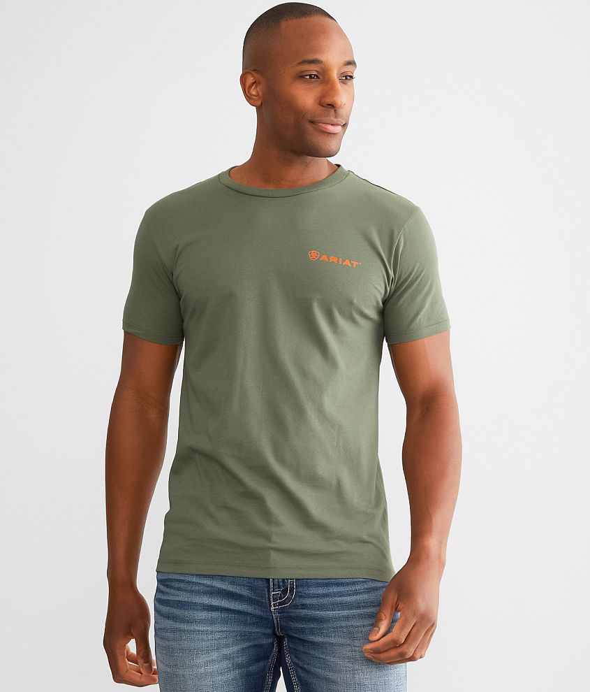 green ariat shirt