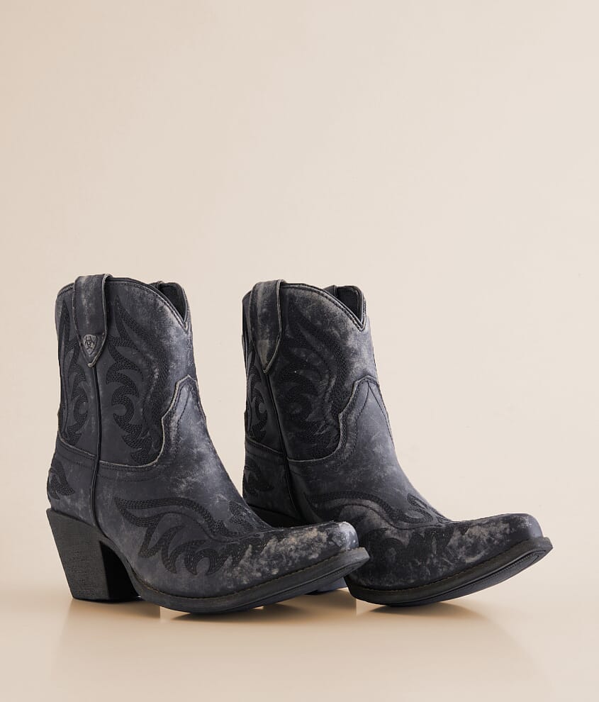 Chandler Leather Western Ankle Boot