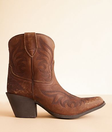 Ariat Chandler Leather Western Ankle Boot front view