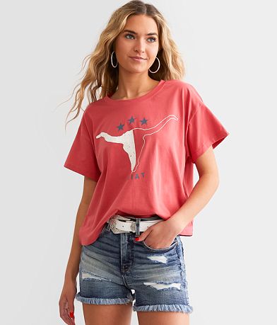 Ariat Lone Star Cropped T-Shirt front view