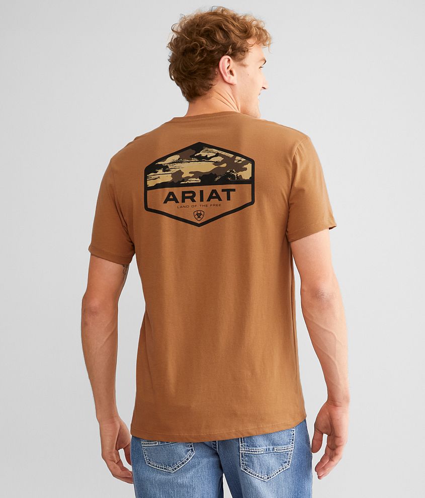 Ariat Camo Hex T-Shirt front view