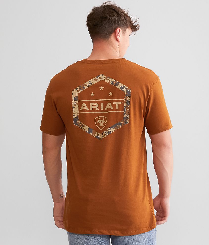 Ariat Digi Camo Hex T-Shirt front view