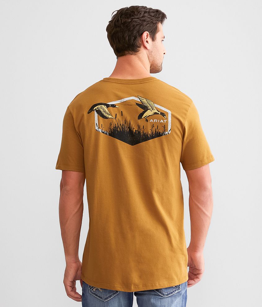 Ariat Waterfowl Hex T-Shirt front view