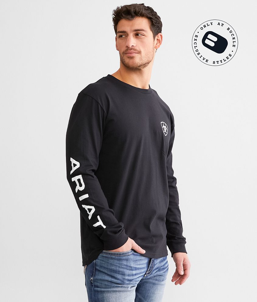 Ariat Stamped Shield T-Shirt - Men's T-Shirts in Black | Buckle