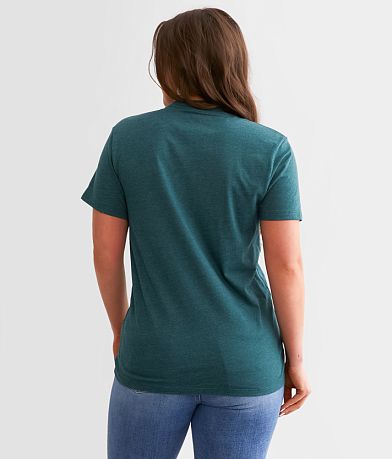 Ariat Western Checkers Boyfriend T-Shirt BACK