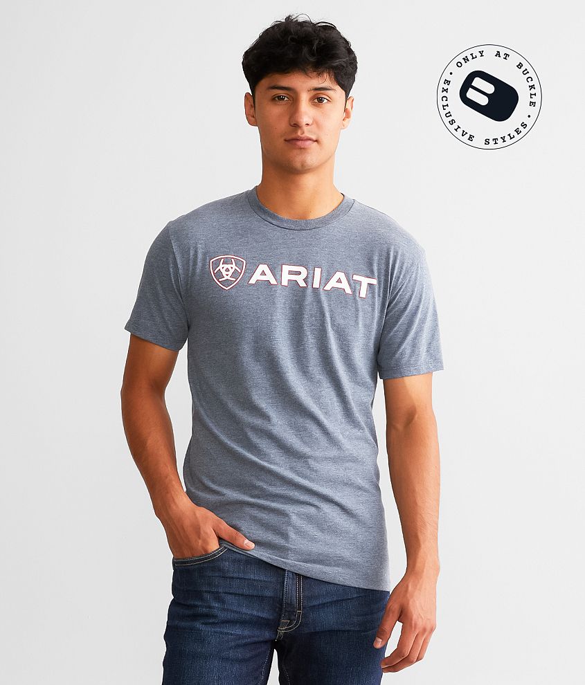 Ariat Offset Lockup T-Shirt front view