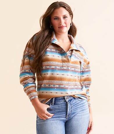 Ariat Hometown Henley Pullover front view