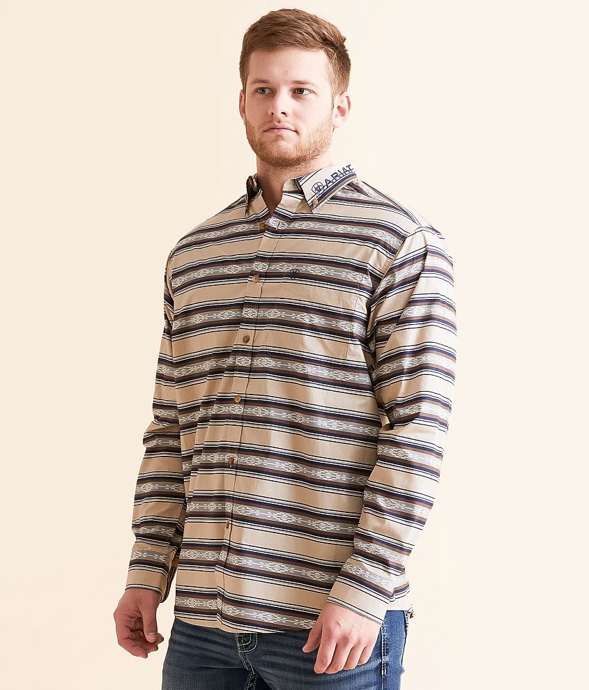 Ariat Team Korbyn Striped Shirt front view