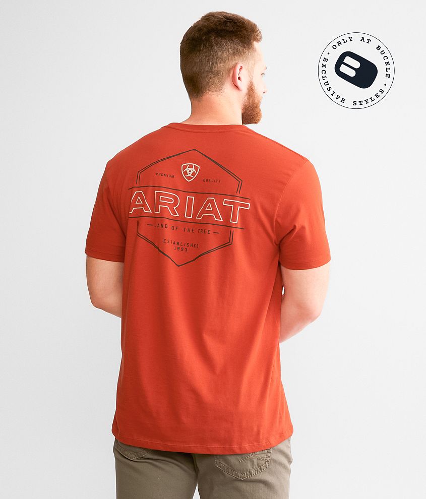 Ariat Line Frame Hex T-Shirt front view