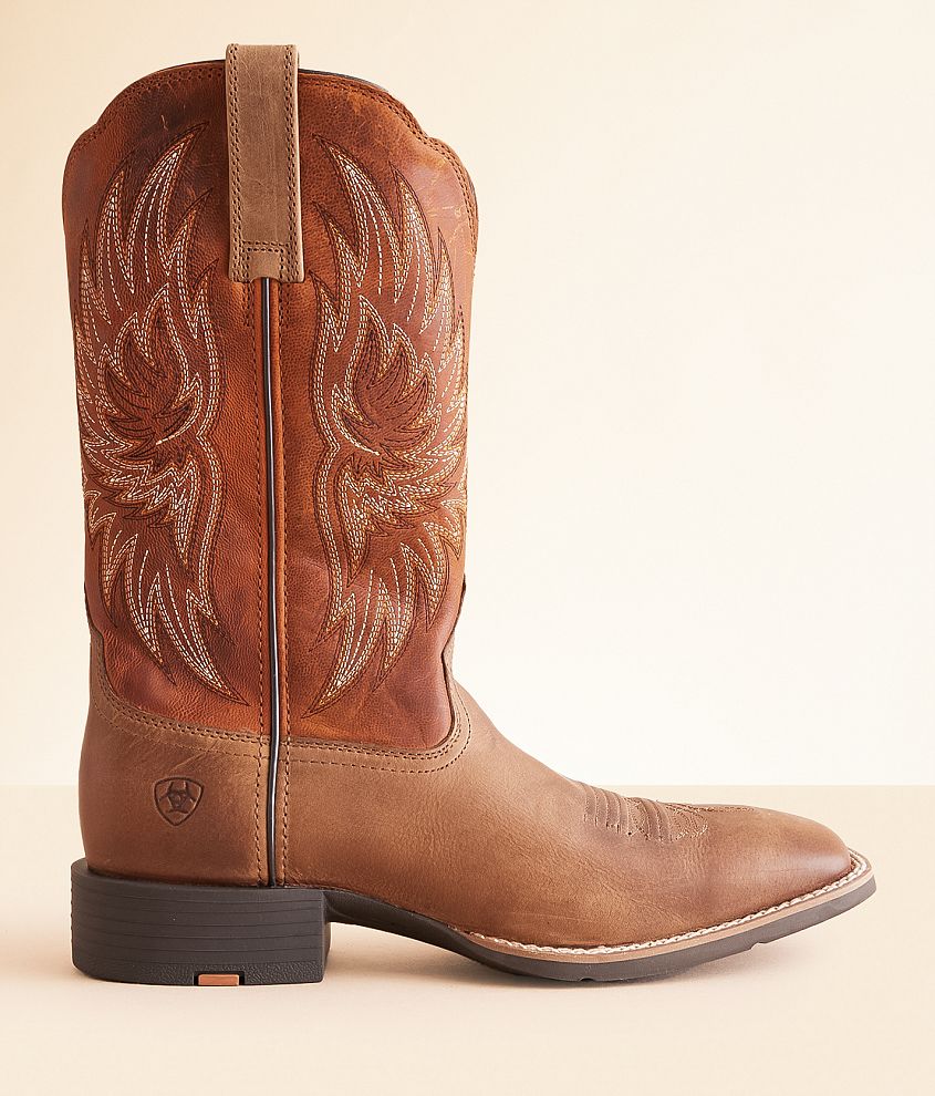 Ariat Sport Rider Leather Cowboy Boot front view