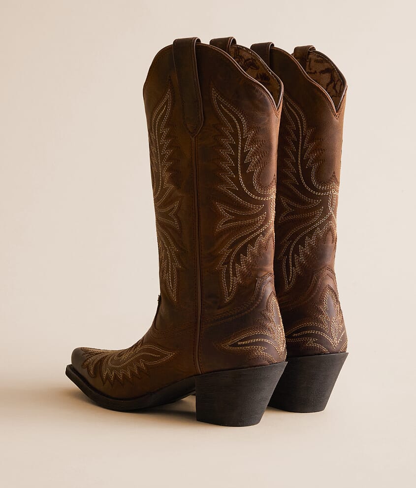 Round Up Collins Leather Western Boot