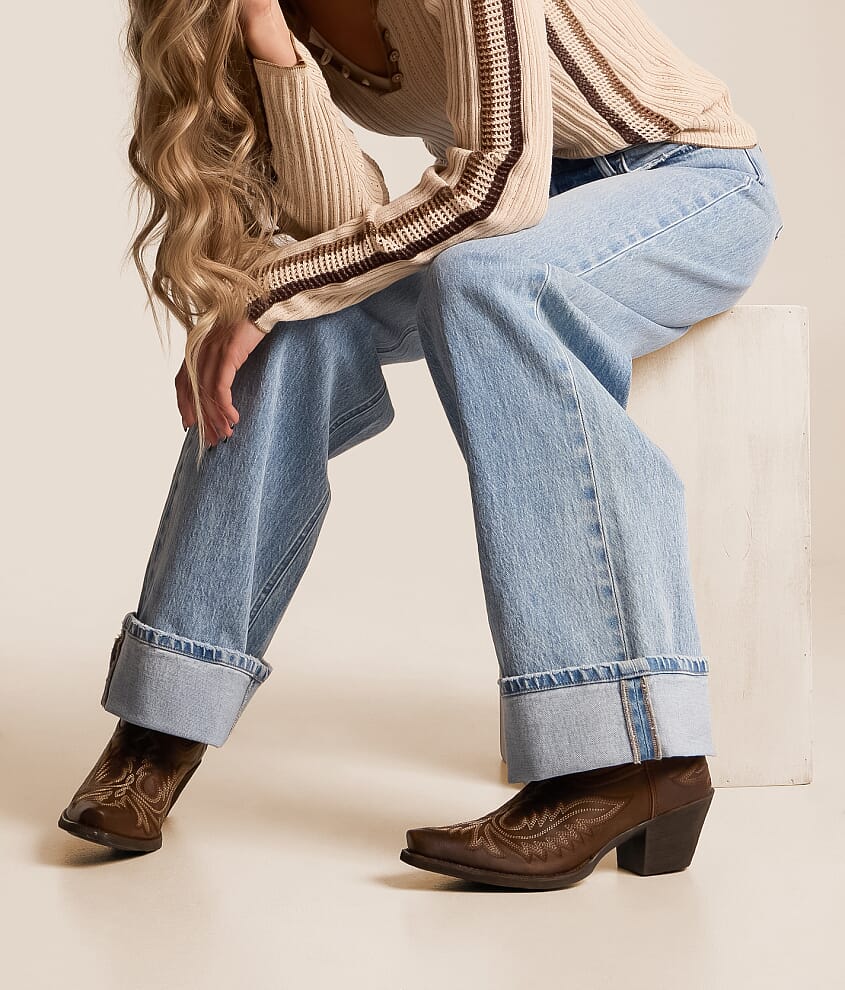 Round Up Collins Leather Western Boot