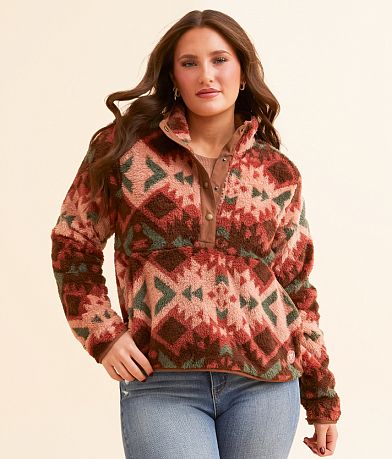 Ariat Berber Fleece Pullover front view