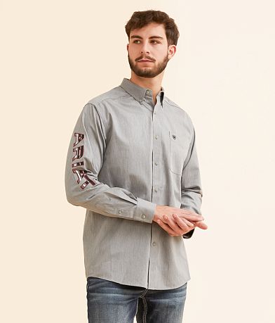 Ariat Team Logo Twill Shirt front view