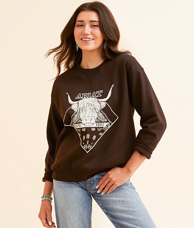 Ariat Taurus Oversized Pullover front view