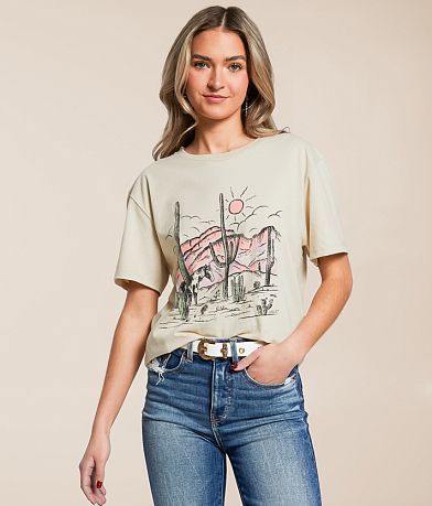 Ariat Horse With No Name Boyfriend T-Shirt front view