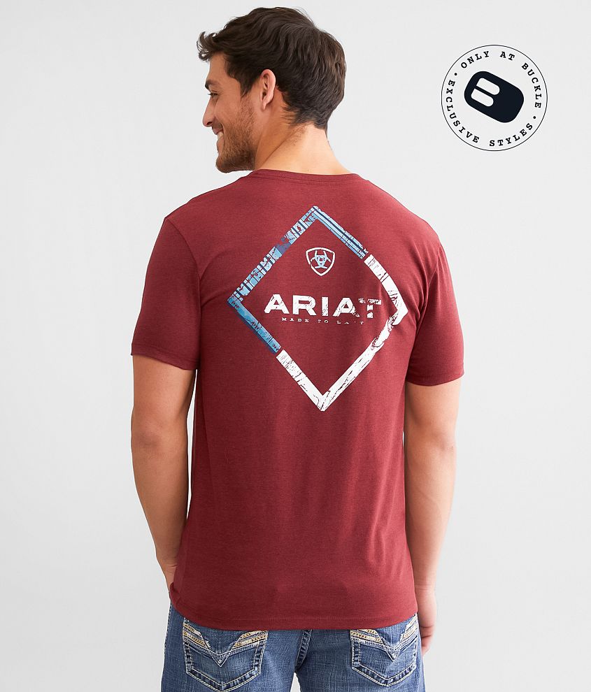 Ariat Wooden Serape T-Shirt front view