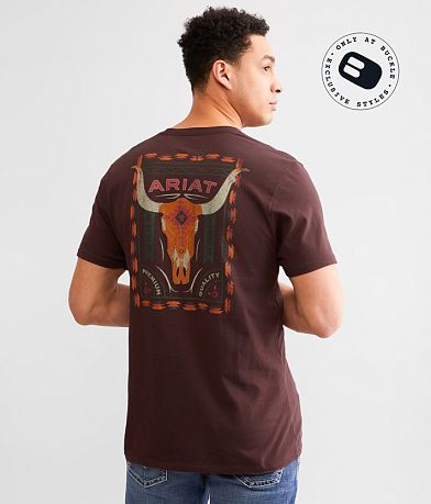 Ariat Tombstone Longhorn T-Shirt front view