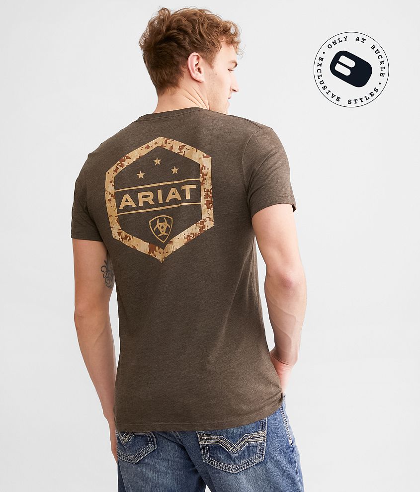 Ariat Digi Camo Hex T-Shirt front view