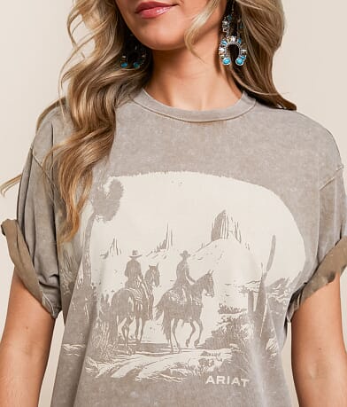 Ariat Western Mural Boyfriend T-Shirt MISC_DETAIL_1