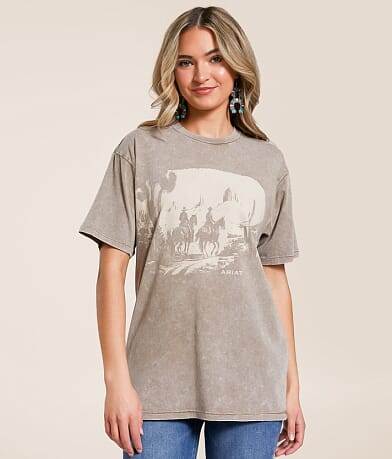 Ariat Western Mural Boyfriend T-Shirt FULL_RIGHT_SIDE