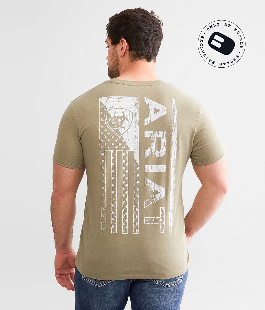 Ariat Flag Block T-Shirt front view