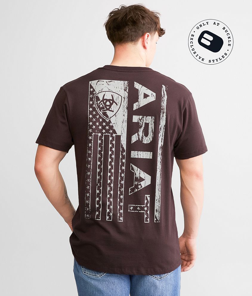 Ariat Flag Block T-Shirt front view