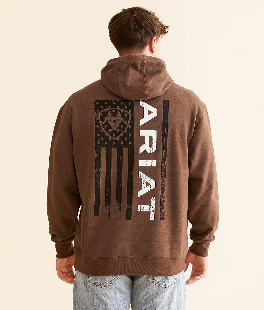 Ariat Founding Flag Hooded Sweatshirt front view