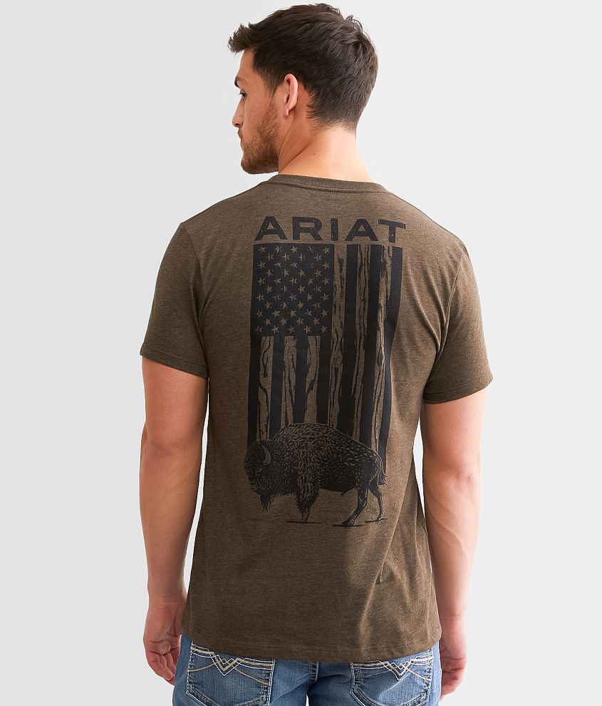 Ariat Bison Flag T-Shirt