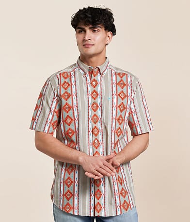 Ariat Wade Classic Western Stripe Shirt front view