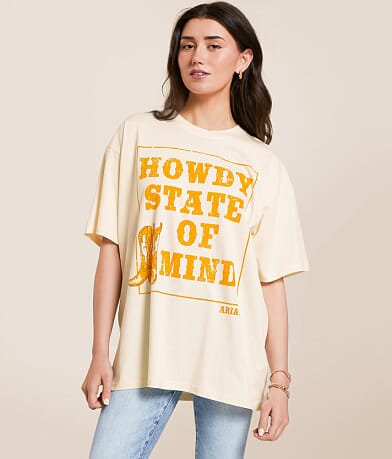 Ariat Howdy State Oversized T-Shirt front view