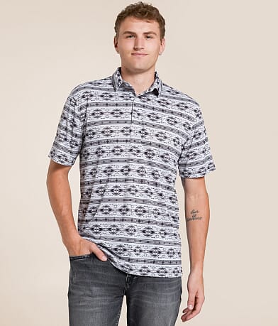 Ariat Logo ClimateTEK™ Polo front view
