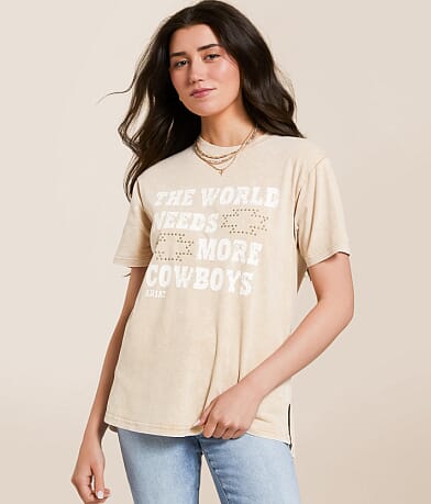 Ariat More Cowboys Oversized T-Shirt front view
