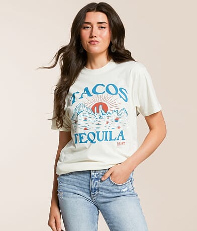 Ariat Tacos & Tequila Boyfriend T-Shirt front view