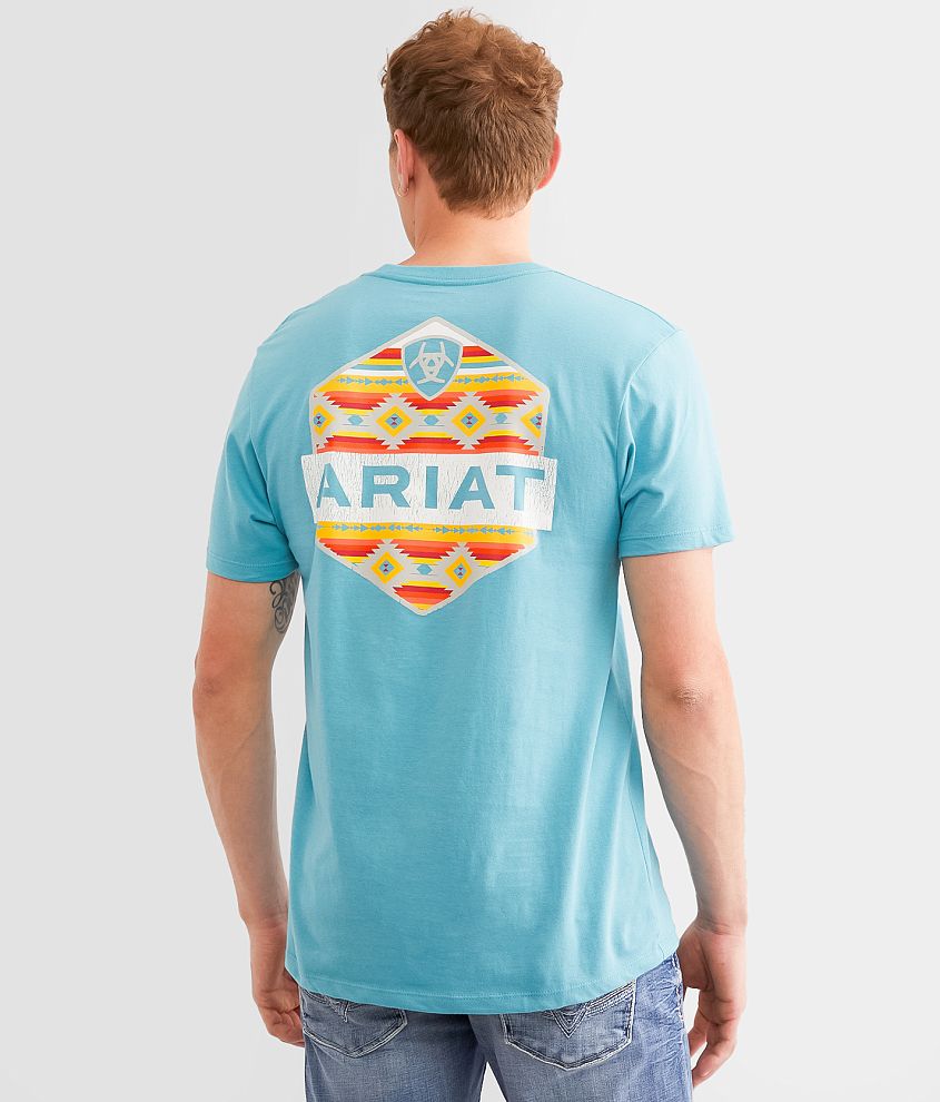 Ariat Southwestern Hex Bar T-Shirt front view