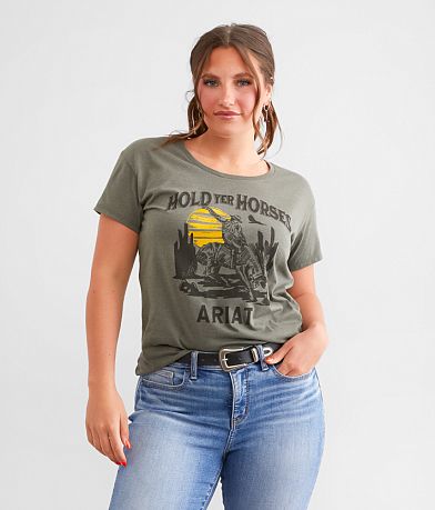 Ariat Hold Yer Horses T-Shirt front view
