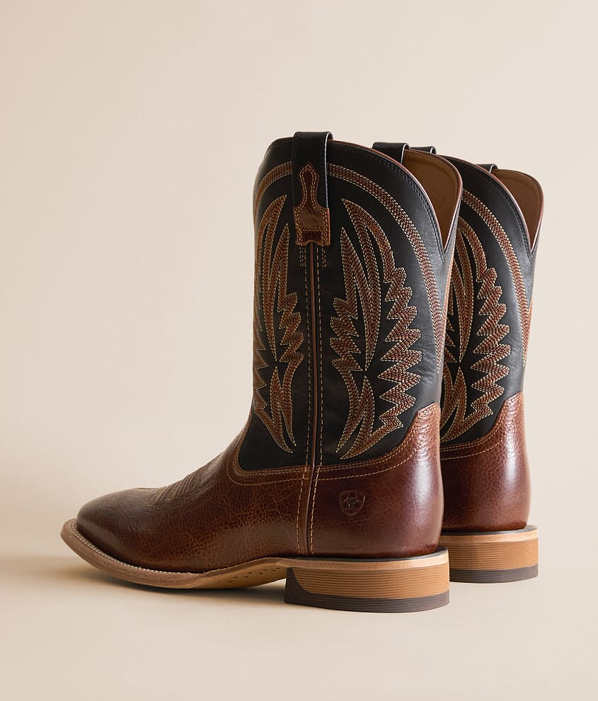 Slidestrike Wide Leather Cowboy Boot
