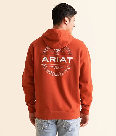 Ariat Southwest Wooden Reticle Hooded Sweatshirt front view