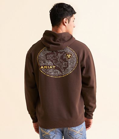 Ariat Bucklin Buckle Hooded Sweatshirt front view