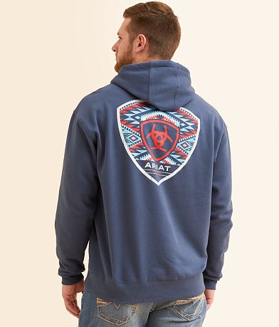 Ariat Southwest Cedar Seal Hooded Sweatshirt front view