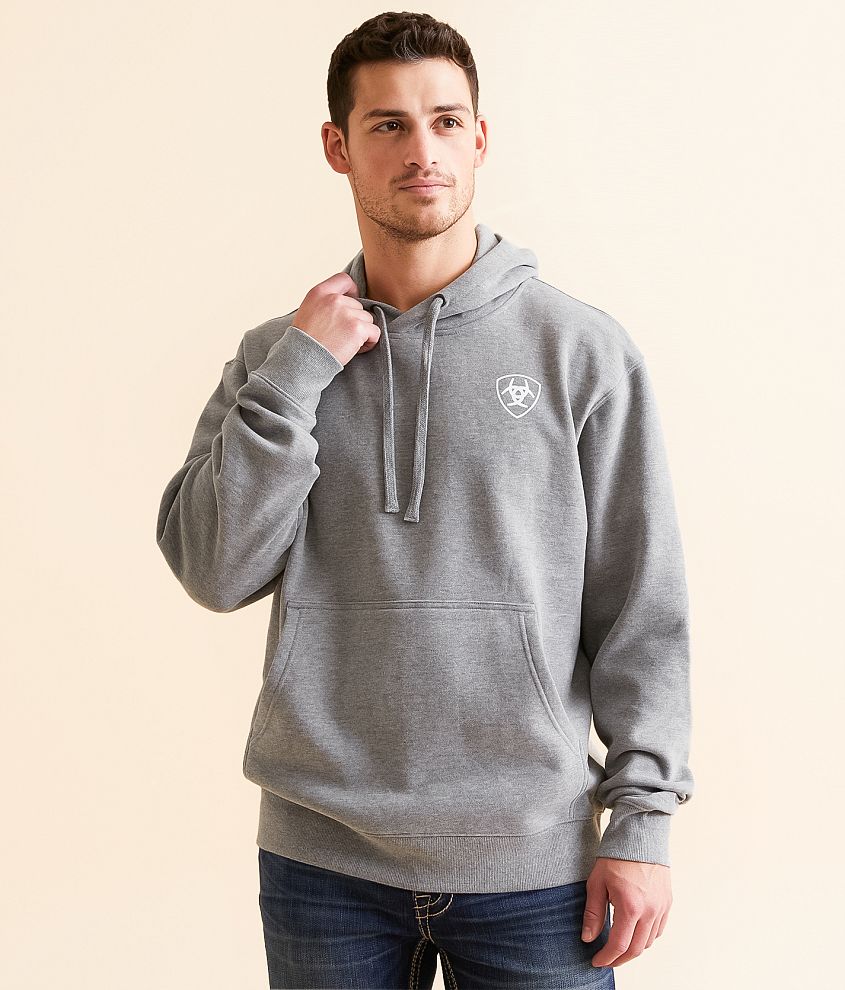 Ariat Liquid Stamp Flag Hooded Sweatshirt