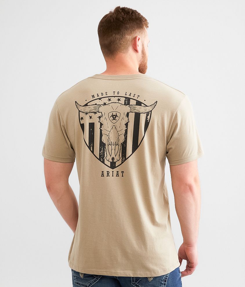 Ariat Dust Devil Canyon Lockup T-Shirt front view