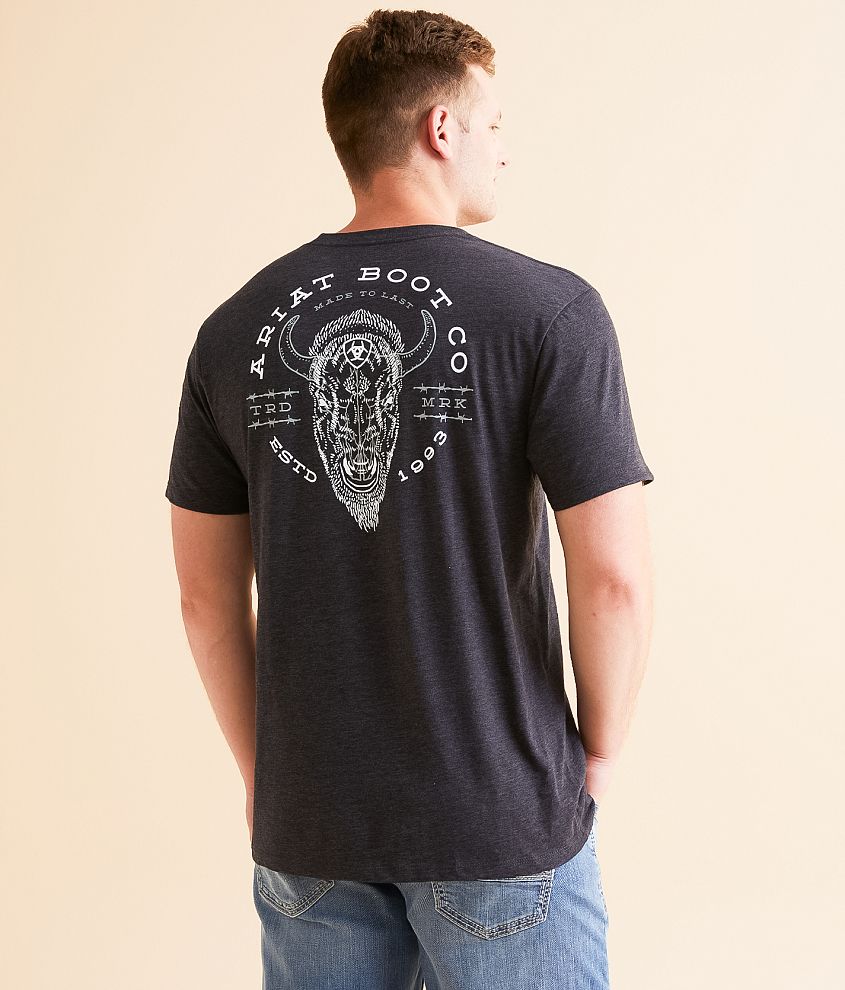 Ariat Over Under Bison T-Shirt front view