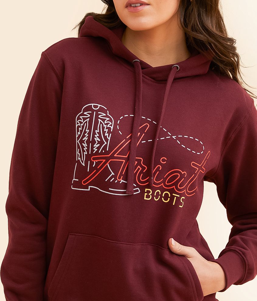 Neon Boots Hooded Sweatshirt