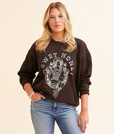 Ariat Rodeo Honey Oversized Pullover front view